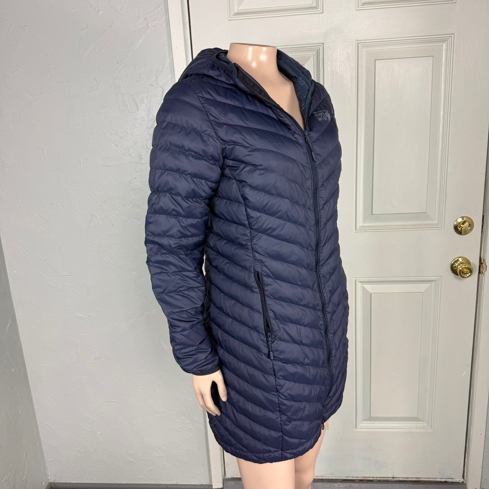 Mountain Hardwear Women's Jacket Glen Alpine Down 650 Fill Parka Long Hood C4-16 - Picture 5 of 7